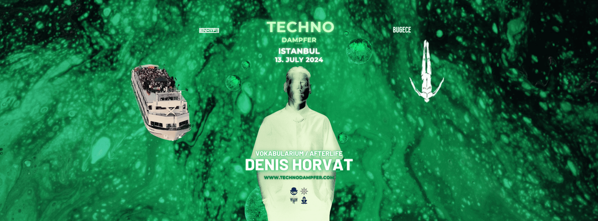 Techno Dampfer Boat Party w/ Denis Horvat (AFTERLIFE)